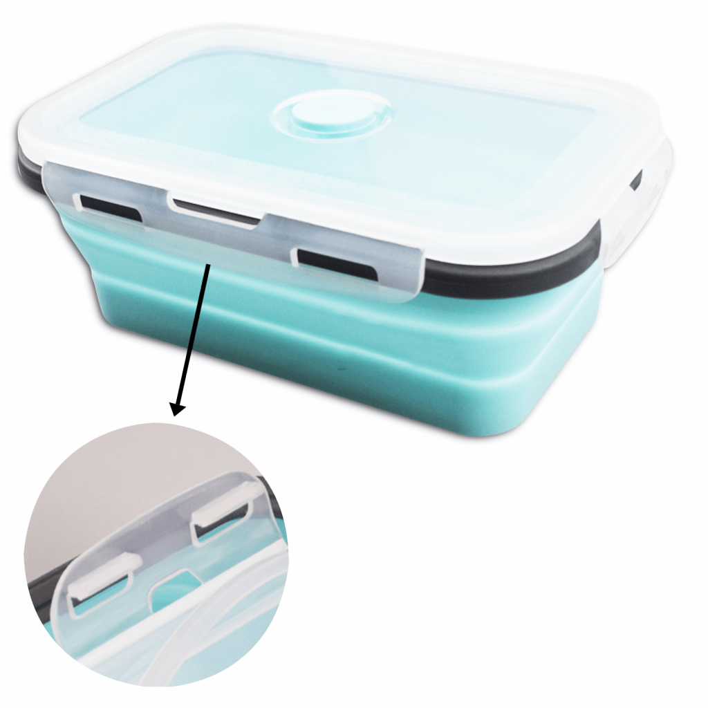 Reusable Folding Lunchbox: Space Saving, Non-toxic, Eco-Friendly – Exult  Planet