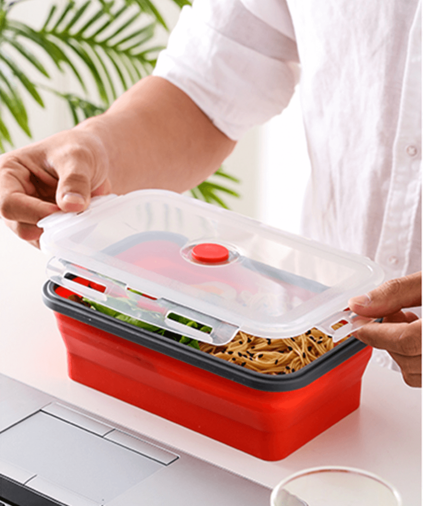 Reusable Folding Lunchbox: Space Saving, Non-toxic, Eco-Friendly – Exult  Planet