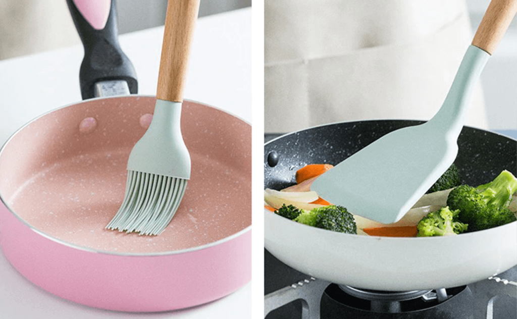 Zero Waste Cooking Utensils With 12 Safe Silicone Utensils