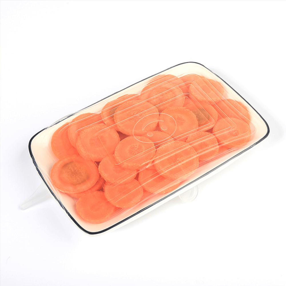 ZERO WASTE INITIATIVE - ZEROWASTEINITIATIVE.COM SET 12 SILICONE REUSABLE ZERO WASTE STRETCH LIDS FOOD FRESH COVERS 38