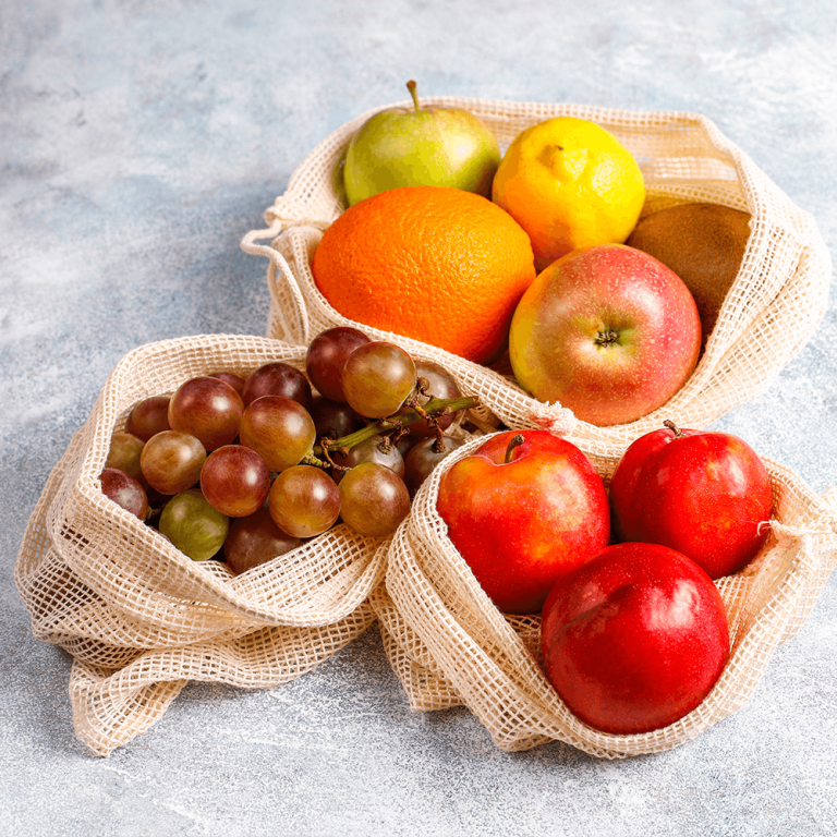 Zero Waste Shopping Bags 5 Packs Grocery Reusable Bags