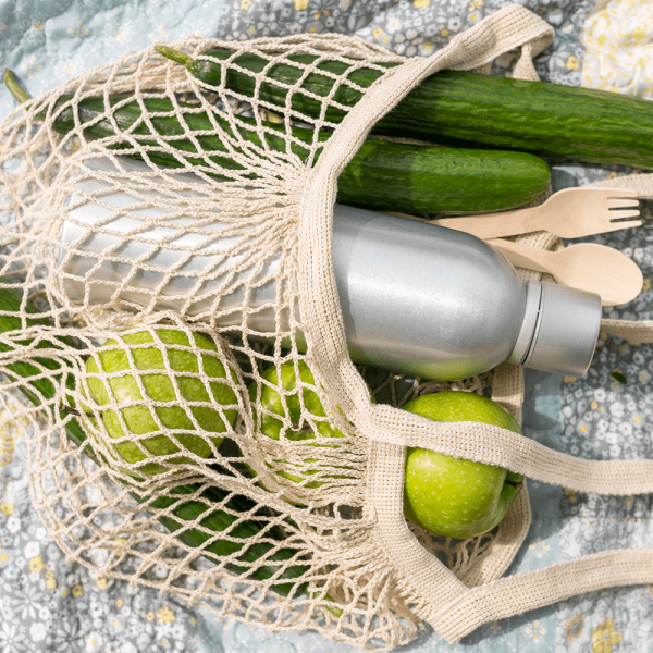 Zero Waste Shopping Bags 5 Packs Grocery Reusable Bags