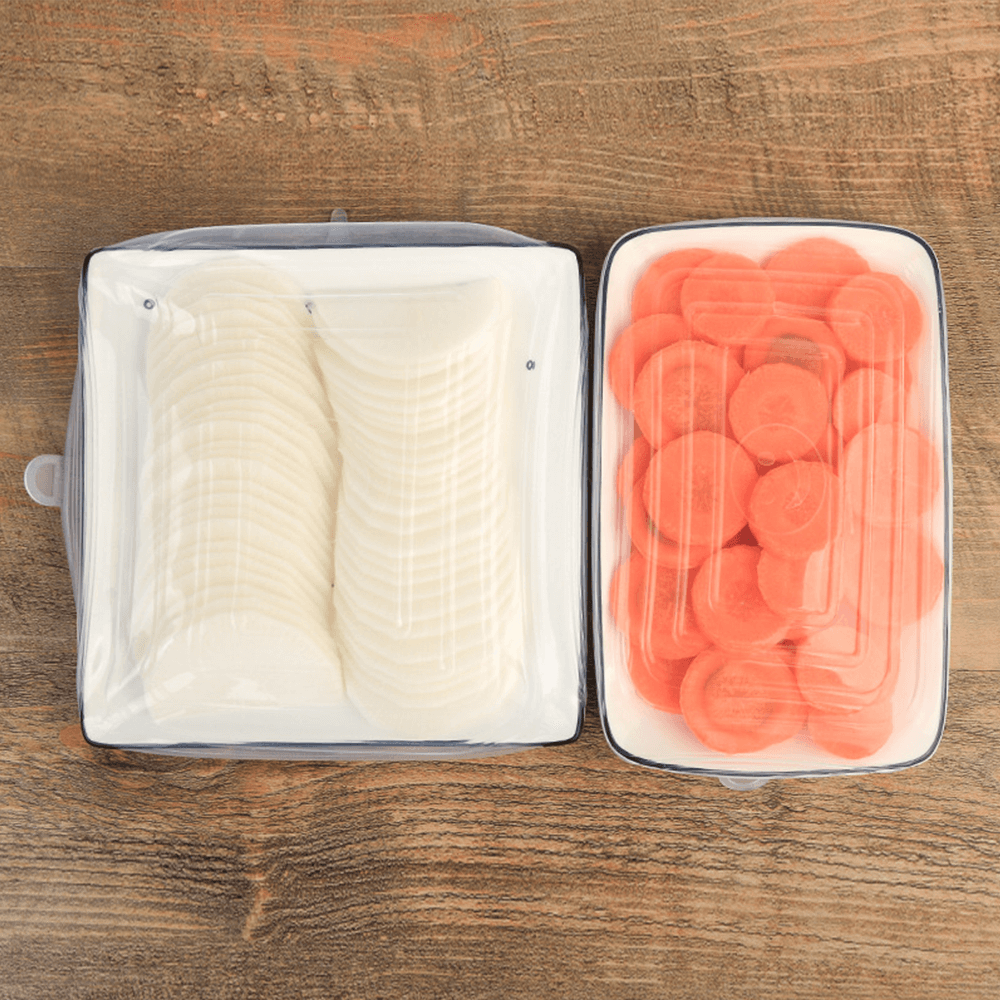 Reusable Silicone Covers & Lids Rectangular Set of 3 — Simple Ecology