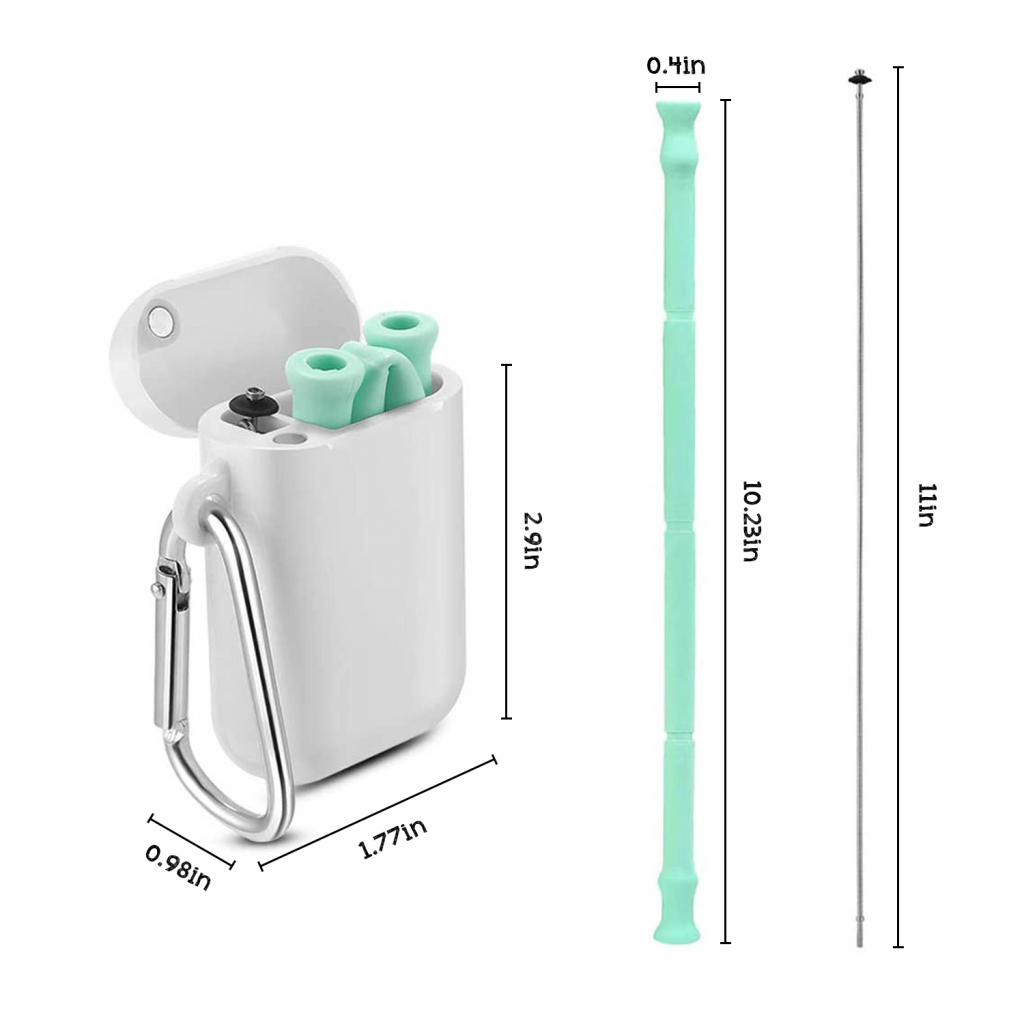 Reusable Silicone Straw – Noeli Creates