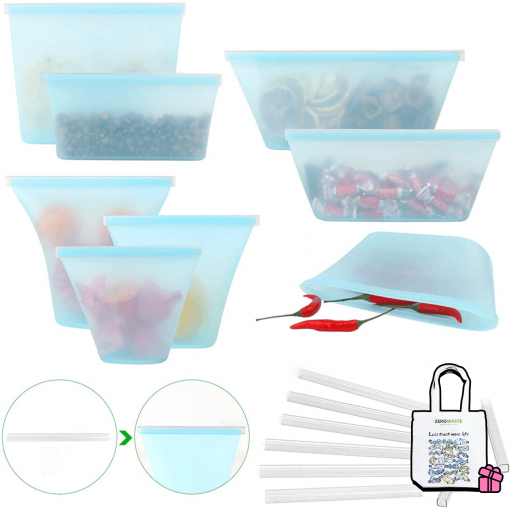 Zero Waste zippered bags
