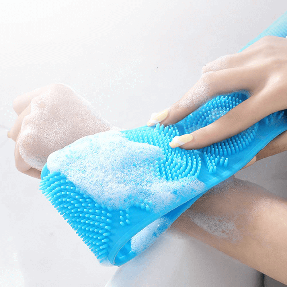 Zero Waste Initiative - zerowasteinitiative.com Zero Waste Back Scrubber Silicone Reusable With 2 Sides 98