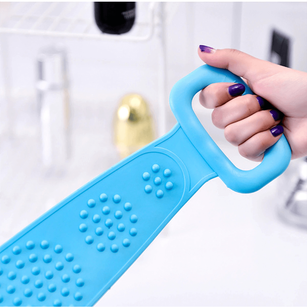 Zero Waste Initiative - zerowasteinitiative.com Zero Waste Back Scrubber Silicone Reusable With 2 Sides 65