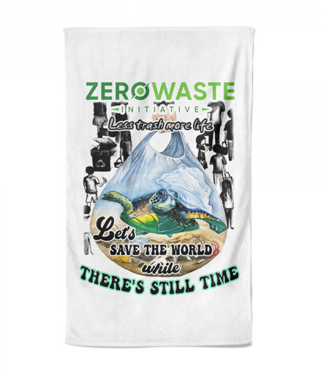 ZERO WASTE INITIATIVE - ZEROWASTEINITIATIVE.COM LESS TRASH MORE LIFE BEACH TOWEL ZERO WASTE INITIATIVE 9 2 ZERO WASTE INITIATIVE - ZEROWASTEINITIATIVE.COM LESS TRASH MORE LIFE BEACH TOWEL ZERO WASTE INITIATIVE 9 2