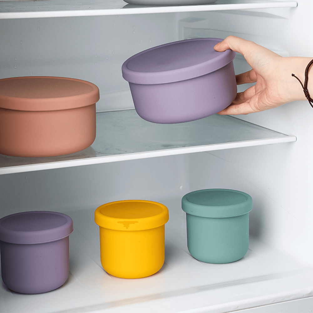 Vremi Silicone Food Storage Containers - Microwave and Freezer Safe –  Vremi® Home & Kitchen