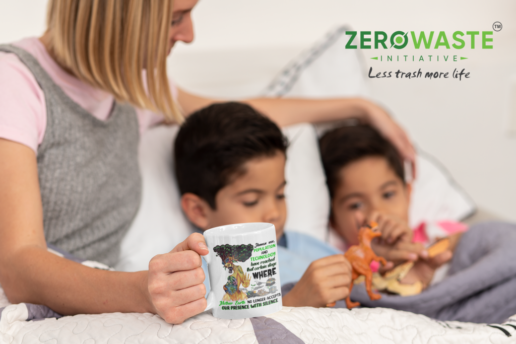 ZERO WASTE INITIATIVE - ZEROWASTEINITIATIVE.COM SAVE MOTHER EARTH WHITE MUG - ZERO WASTE INITIATIVE 25 2 SAVE MOTHER EARTH WHITE MUG - ZERO WASTE INITIATIVE 25