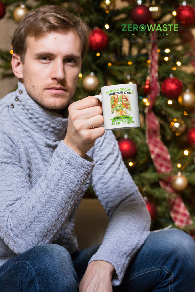 ZERO WASTE INITIATIVE - ZEROWASTEINITIATIVE.COM SELFISH ACTIONS WHITE MUG - ZERO WASTE INITIATIVE 16 3 SELFISH ACTIONS WHITE MUG - ZERO WASTE INITIATIVE 16