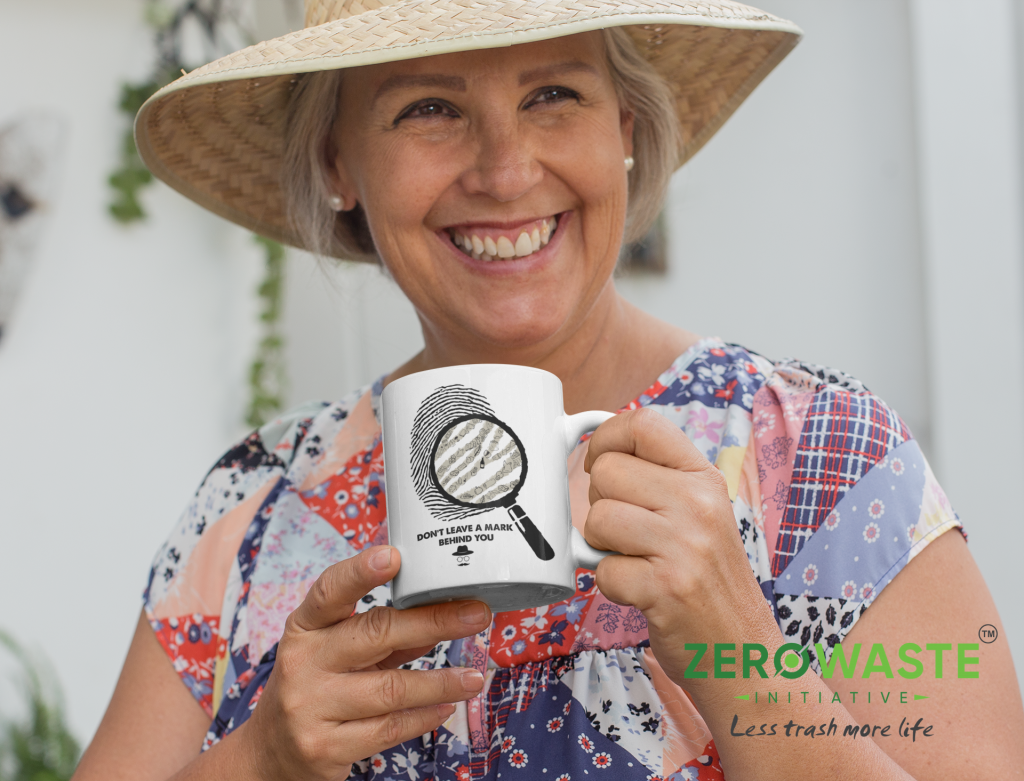 ZERO WASTE INITIATIVE - ZEROWASTEINITIATIVE.COM MARK BEHIND YOU WHITE MUG - ZERO WASTE INITIATIVE 17 2 MARK BEHIND YOU WHITE MUG - ZERO WASTE INITIATIVE 17