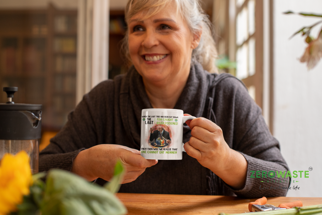 ZERO WASTE INITIATIVE - ZEROWASTEINITIATIVE.COM ENVIRONMENTAL AWARENESS PROVERB WHITE MUG - ZERO WASTE INITIATIVE 28 2 ENVIRONMENTAL AWARENESS PROVERB WHITE MUG - ZERO WASTE INITIATIVE 28