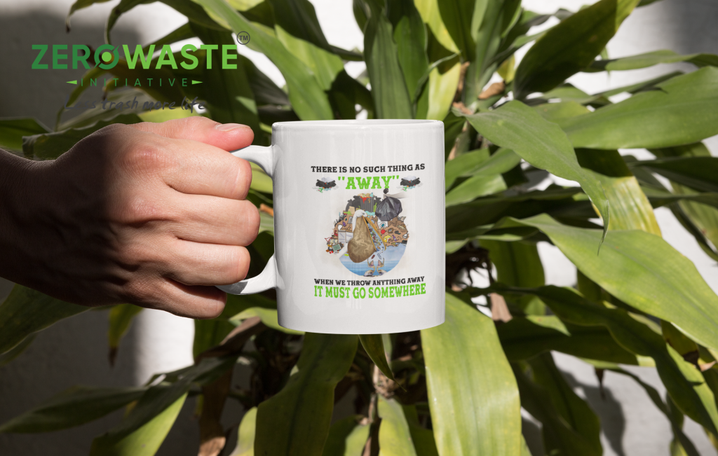 ZERO WASTE INITIATIVE - ZEROWASTEINITIATIVE.COM ELIMINATING WASTE WHITE MUG - ZERO WASTE INITIATIVE 2 2 ELIMINATING WASTE WHITE MUG - ZERO WASTE INITIATIVE 2