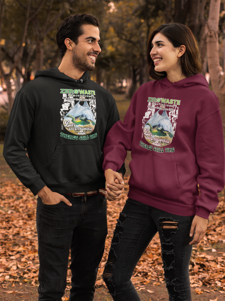 ECO FRIENDLY GRAPHIC PULLOVER, UNISEX LESS TRASH MORE LIFE HOODIE, LESS GARBAGE TRENDY SWEATSHIRT, REFUSE TO REDUCE JACKET, COTTON S - 5XL, ZERO WASTE GIFT