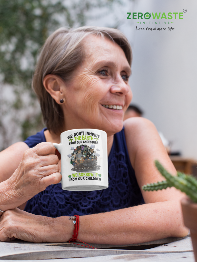 ZERO WASTE INITIATIVE - ZEROWASTEINITIATIVE.COM RESPECT FUTURE WHITE MUG - ZERO WASTE INITIATIVE 6 3 RESPECT FUTURE WHITE MUG - ZERO WASTE INITIATIVE 6