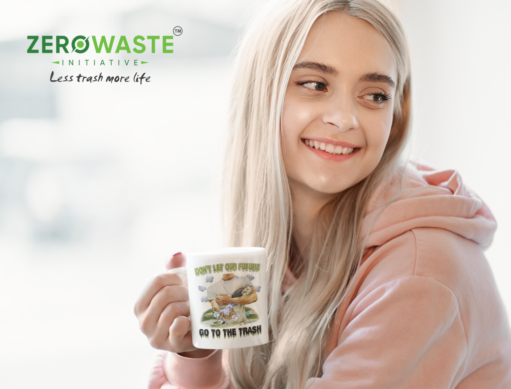 ZERO WASTE INITIATIVE - ZEROWASTEINITIATIVE.COM FUTURE HUMANITY WHITE MUG - ZERO WASTE INITIATIVE 4 2 FUTURE HUMANITY WHITE MUG - ZERO WASTE INITIATIVE 4