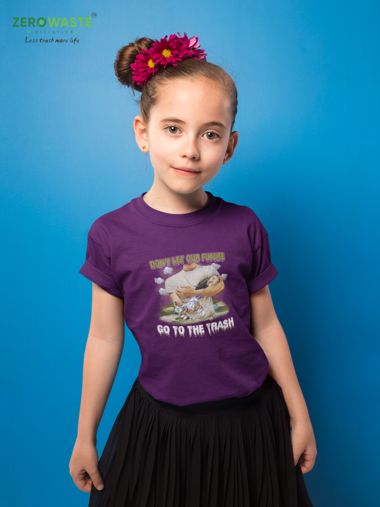ZERO WASTE INITIATIVE - ZEROWASTEINITIATIVE.COM FUTURE HUMANITY YOUTH T-SHIRT - UNISEX ZERO WASTE INITIATIVE 4 17 FUTURE HUMANITY YOUTH T-SHIRT - UNISEX ZERO WASTE INITIATIVE 4