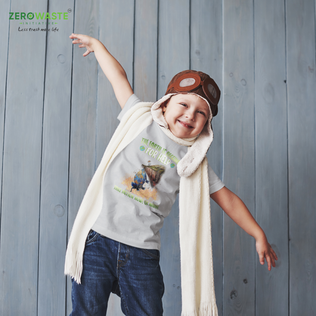 ZERO WASTE INITIATIVE - ZEROWASTEINITIATIVE.COM HELP THE EARTH YOUTH T-SHIRT - UNISEX ZERO WASTE INITIATIVE 13 16 HELP THE EARTH YOUTH T-SHIRT - UNISEX ZERO WASTE INITIATIVE 13