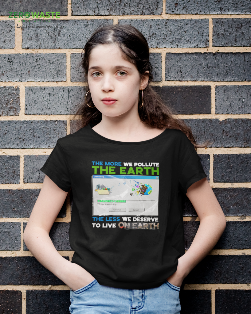 ZERO WASTE INITIATIVE - ZEROWASTEINITIATIVE.COM EARTH POLLUTION YOUTH T-SHIRT - UNISEX ZERO WASTE INITIATIVE 20 15 EARTH POLLUTION YOUTH T-SHIRT - UNISEX ZERO WASTE INITIATIVE 20