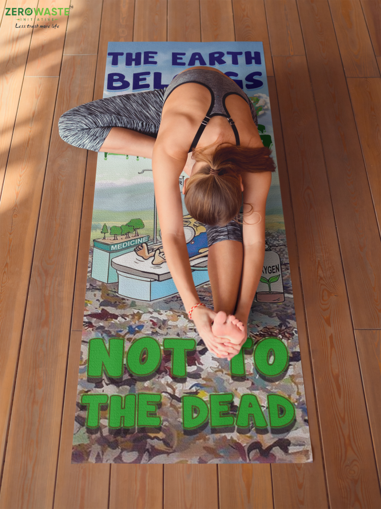 ZERO WASTE INITIATIVE - ZEROWASTEINITIATIVE.COM EARTH DEATH YOGA MAT ZERO WASTE INITIATIVE 19 6 EARTH DEATH YOGA MAT - ZERO WASTE INITIATIVE