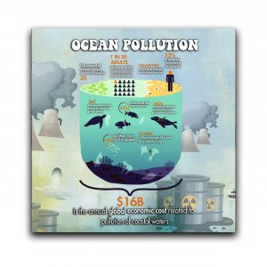 ZERO WASTE INITIATIVE - ZEROWASTEINITIATIVE.COM OCEAN POLLUTION MATTE CANVAS - ZERO WASTE INITIATIVE 10