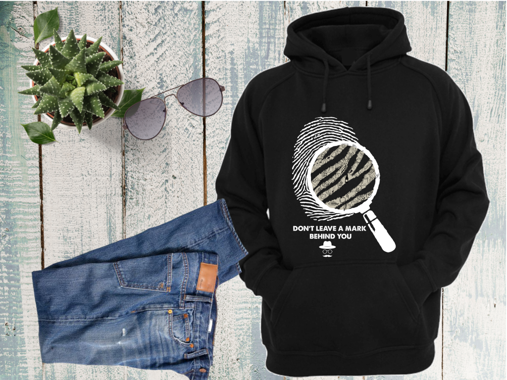 NATURE HOODED PULLOVER, UNISEX MARK BEHIND YOU HOODIE, ACTIVIST BEST QUALITY SWEATSHIRT, HUMANITARIAN JACKET, COTTON S - 5XL, SUSTAINABLE LIVING GIFT