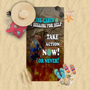 ZERO WASTE INITIATIVE - ZEROWASTEINITIATIVE.COM HELP THE EARTH BEACH TOWEL ZERO WASTE INITIATIVE 6
